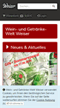 Mobile Screenshot of getraenkewelt-weiser.de
